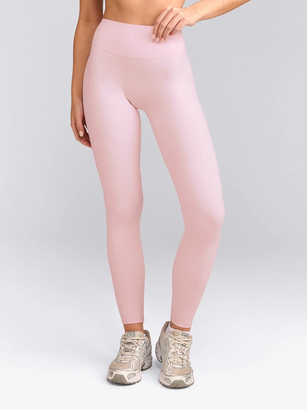 Oner Active soft girl pink SOFTMOTION™ HIGH WAISTED LEGGINGS WITH GRAY LOGO